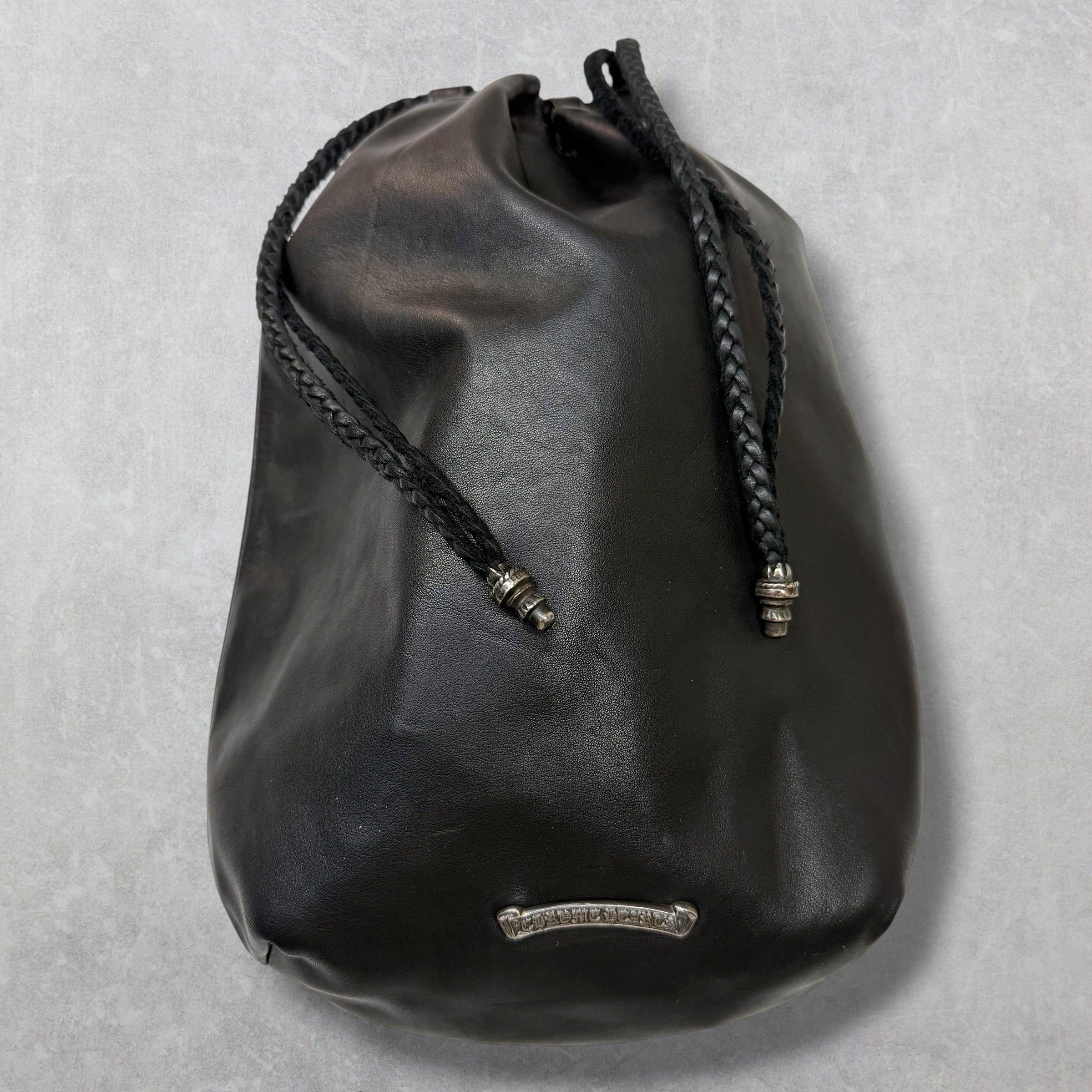 Chrome Hearts Chrome Hearts Leather Drawstring Bucket Bag Size ONE SIZE - 1 Thumbnail