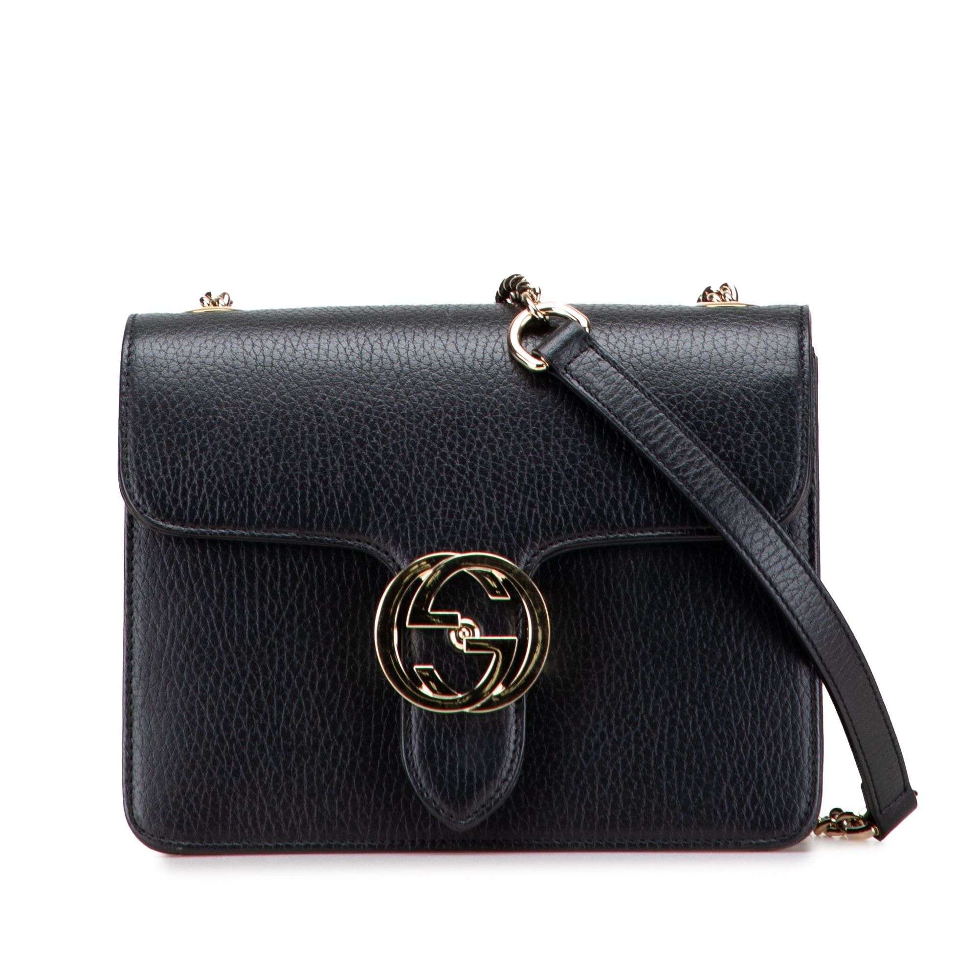 Gucci Small Dollar Calfskin Interlocking G Crossbody Size ONE SIZE - 1 Thumbnail
