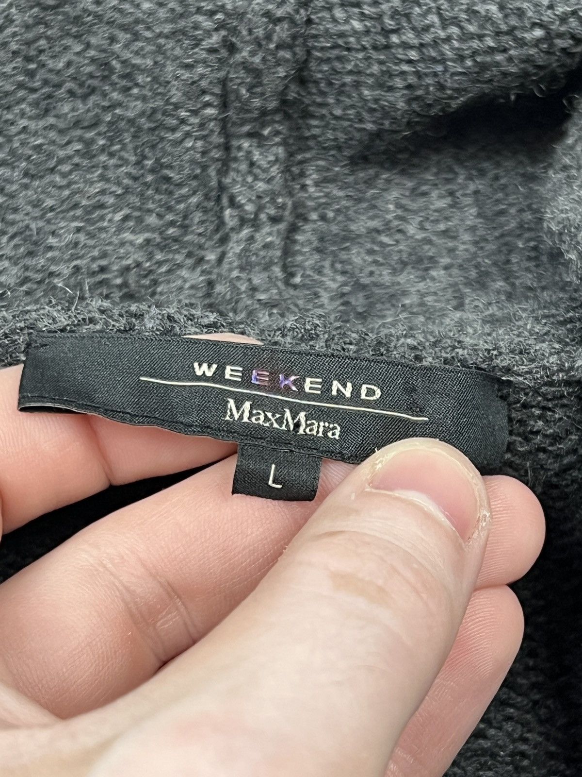 Weekend Max Mara Weekend Max Mara Oversized Hooded Cardigan (Y0359) Size L / US 10 / IT 46 - 5 Thumbnail
