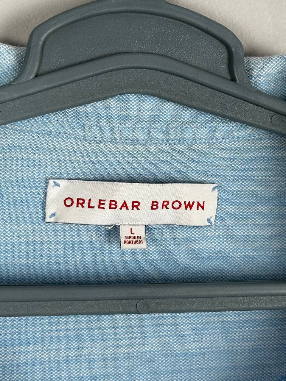 Orlebar Brown Orlebar Brown Blue Luxury Camp Collar Polo T Shirt Size US L / EU 52-54 / 3 - 5 Thumbnail