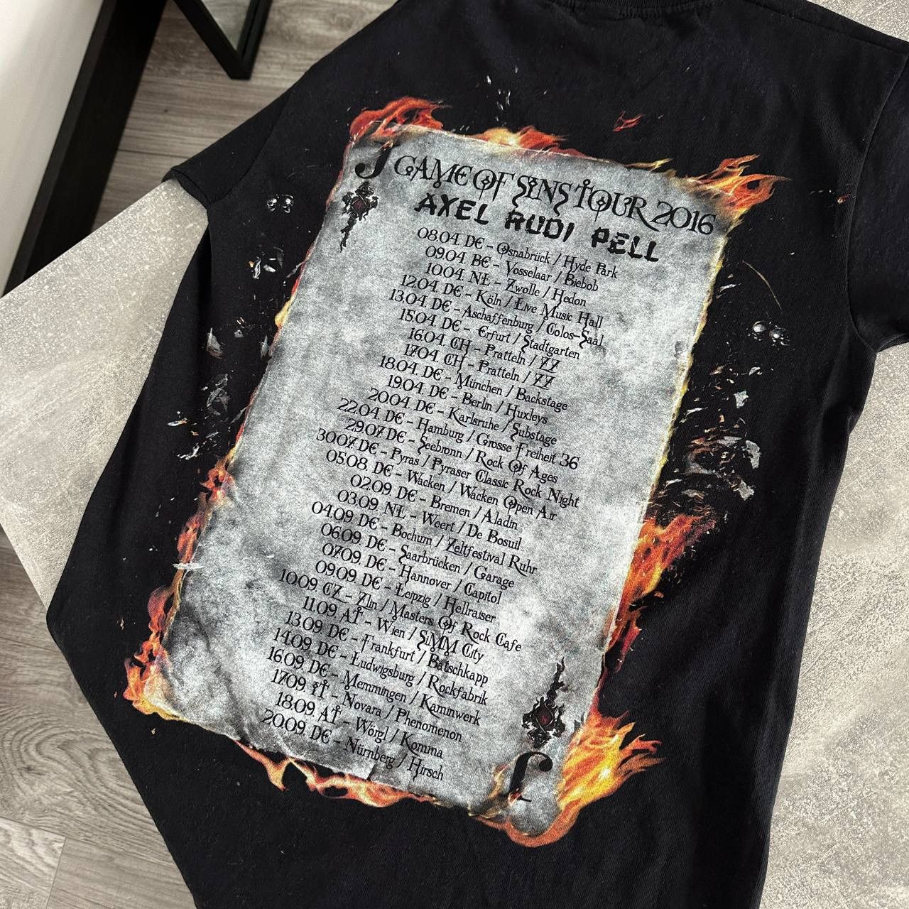 Band Tees Vintage 00s Axel Rudi Pell game of sins tour tee rock y2k og Size US S / EU 44-46 / 1 - 2 Thumbnail