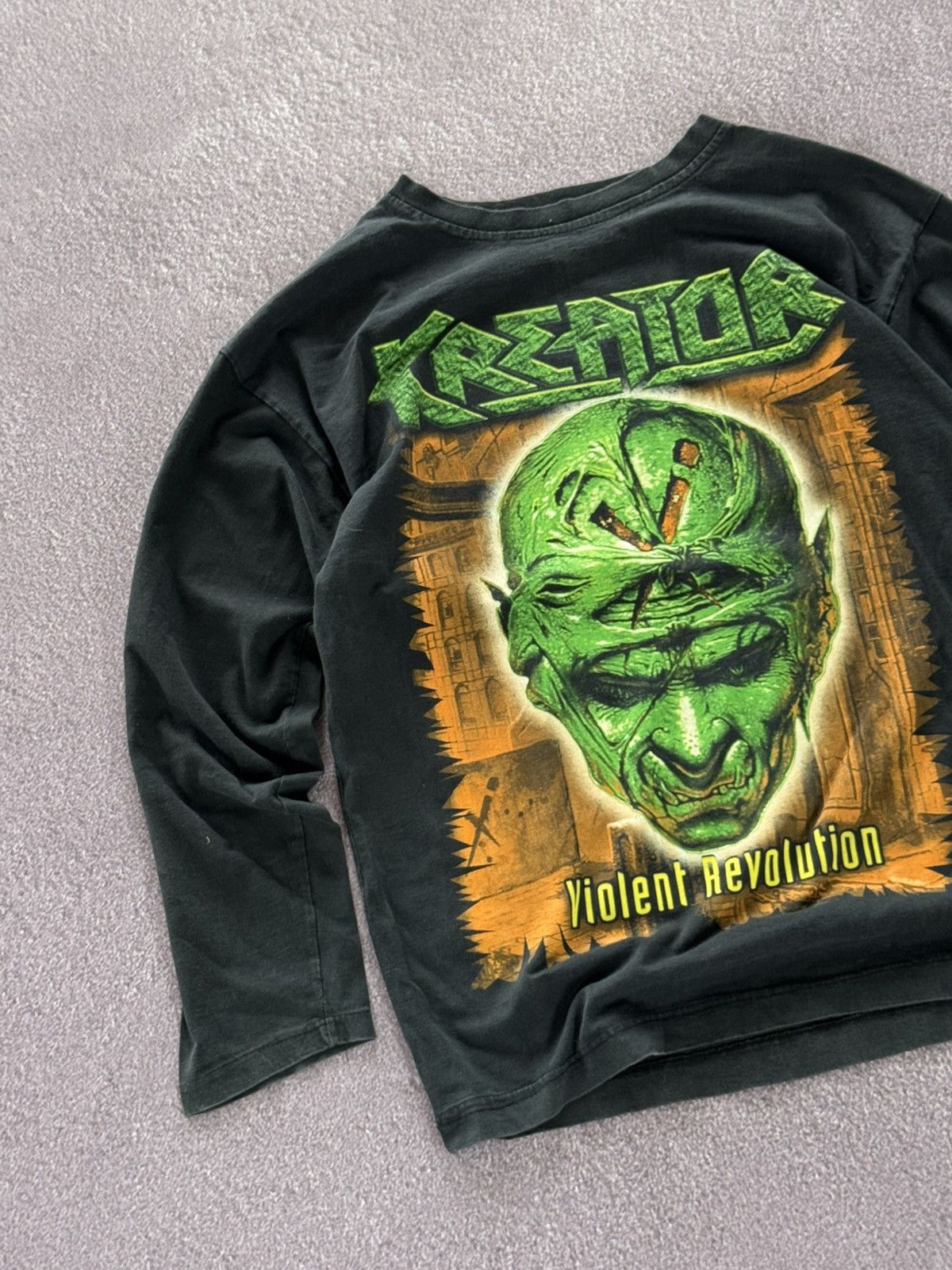 Band Tees Vintage 1990’s Kreator Trashed Design Faded Band T-shirt Size US M / EU 48-50 / 2 - 5 Thumbnail