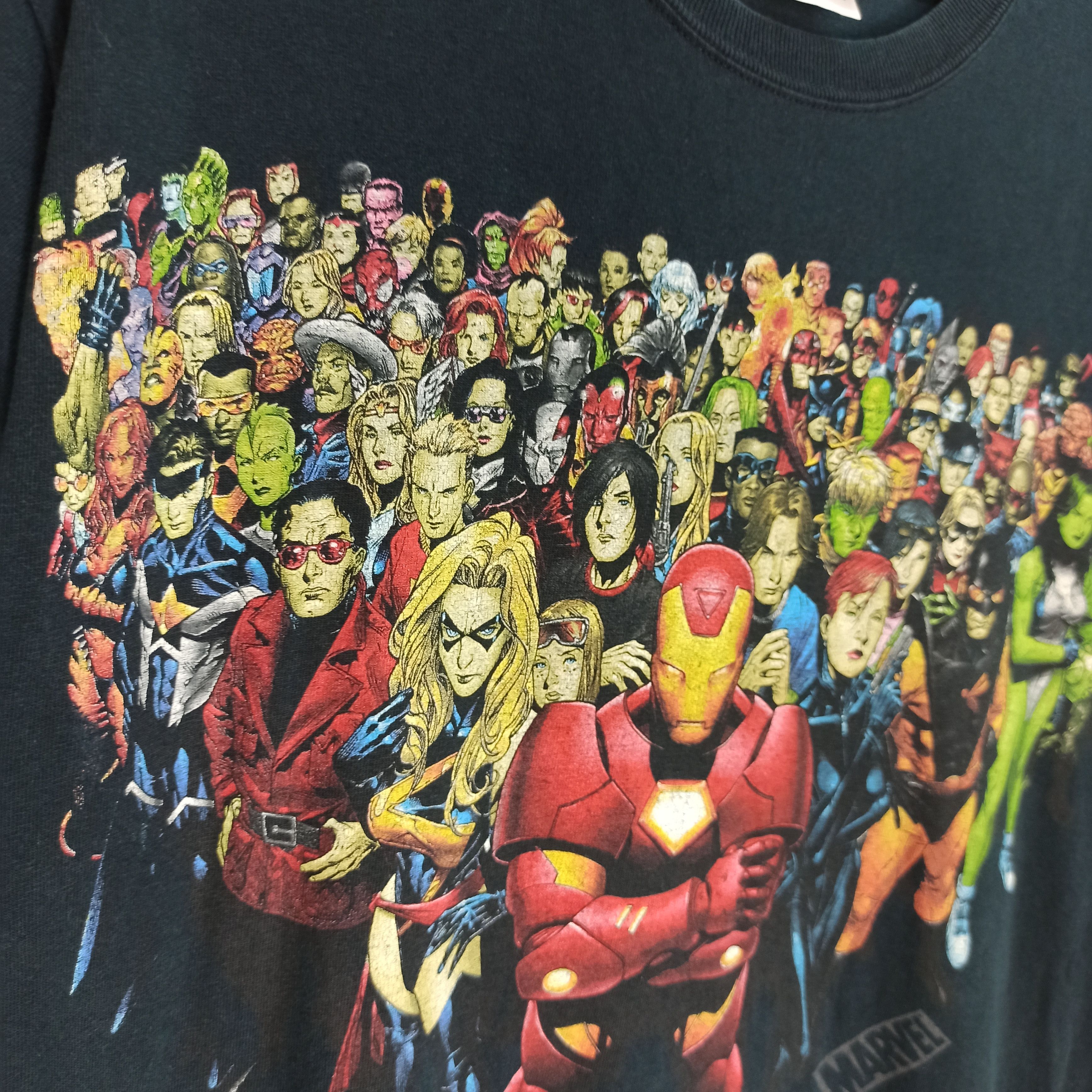 Mad Engine Rare Mad Engine Marvel All Charater Hero Movie Promo Tshirt Size US M / EU 48-50 / 2 - 4 Thumbnail