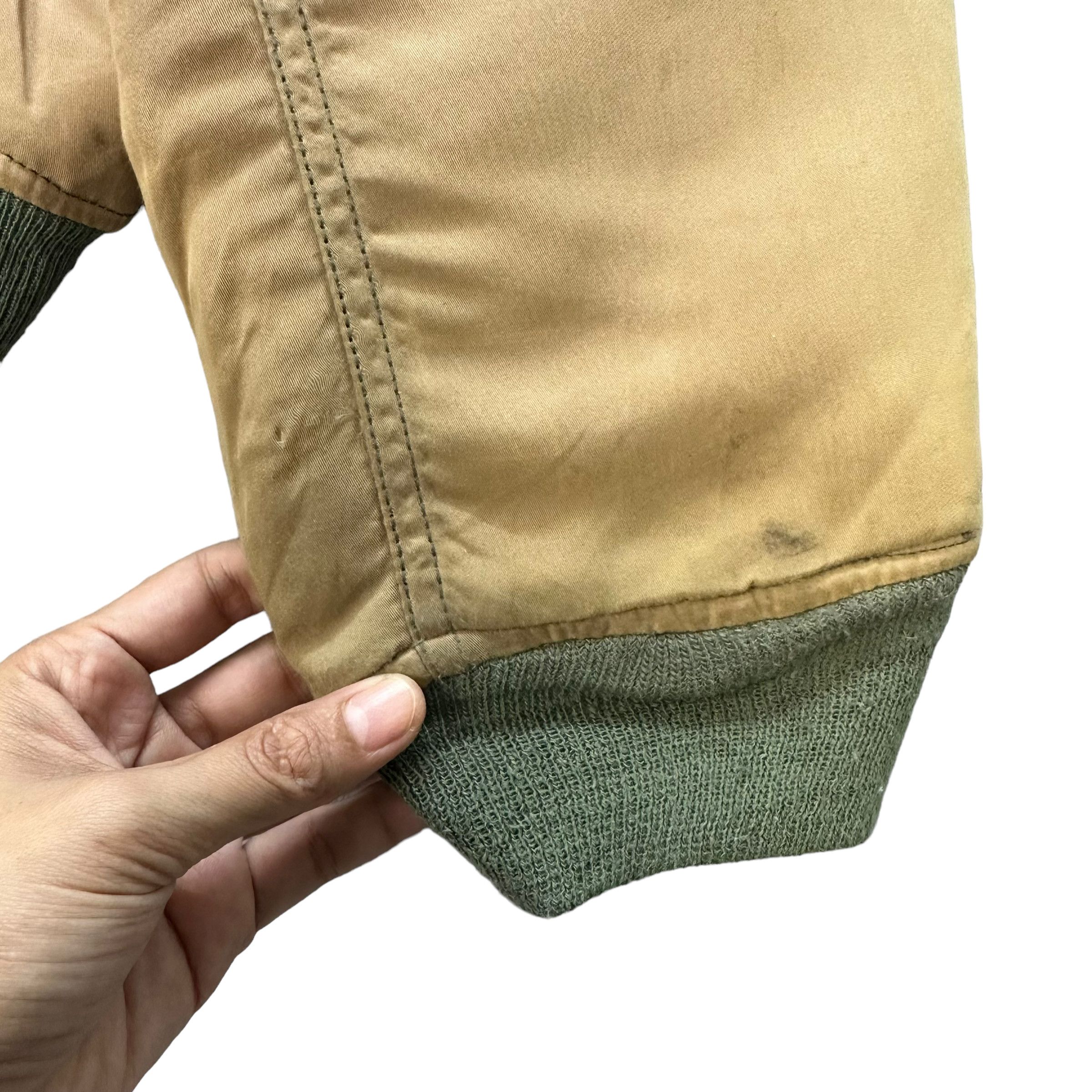 Avirex TRASHED🔥 87's AVIREX TYPE B15 FLIGHT JACKET #7706-166 Size US L / EU 52-54 / 3 - 12 Thumbnail