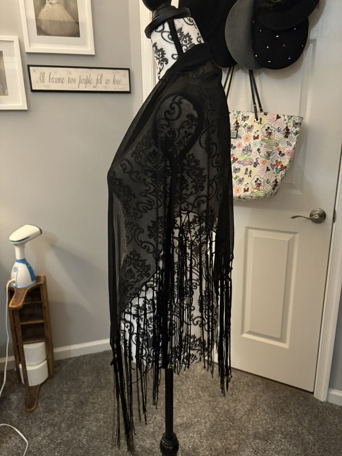 Other NWOT black wrap with beading and fringe Size ONE SIZE - 3 Thumbnail