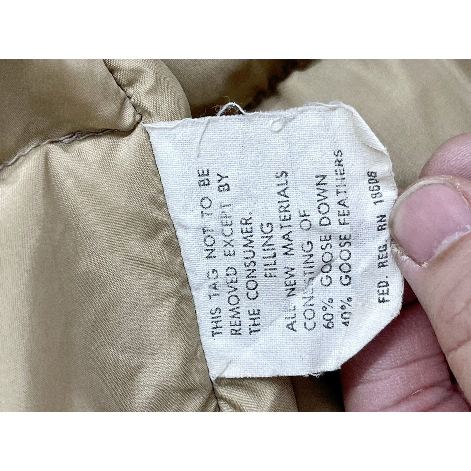 Vtg 70s Schott NYC Down Et Plume Puffer Jacket Orange Goose