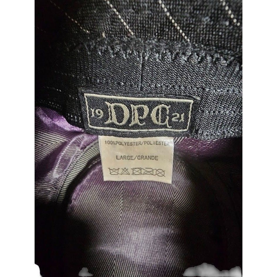 Other DPC 1921 Mens Grey Pinstripe Fedora Hat/ Vintage Style Size ONE SIZE - 5 Thumbnail