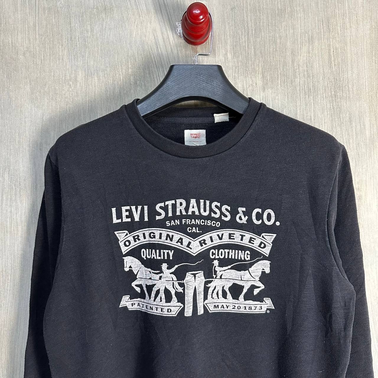 Levi's × Levi's Vintage Clothing × Vintage OG Levis Big Iconic Logo Sweatshirt Size US L / EU 52-54 / 3 - 3 Thumbnail