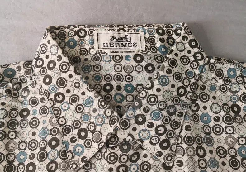Hermes Hermes size 43 Linen Shirt, 66% Linen + 34% Cotton Blended Size US XS / EU 42 / 0 - 2 Thumbnail