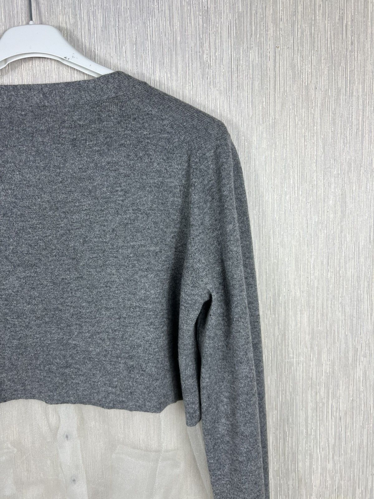 Marc Jacobs Marc Jacobs wool cashmere knit transparent cardigan sweater Size L / US 10 / IT 46 - 16 Thumbnail