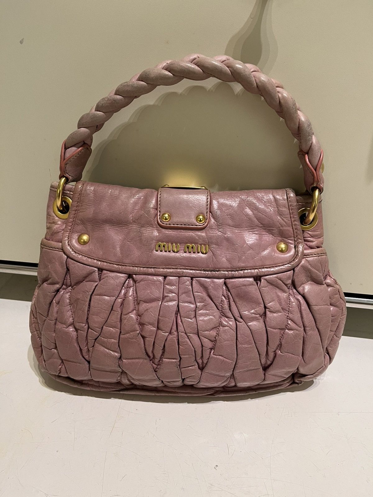 Miu Miu MIU MIU METALASSE BAG Size ONE SIZE - 4 Thumbnail
