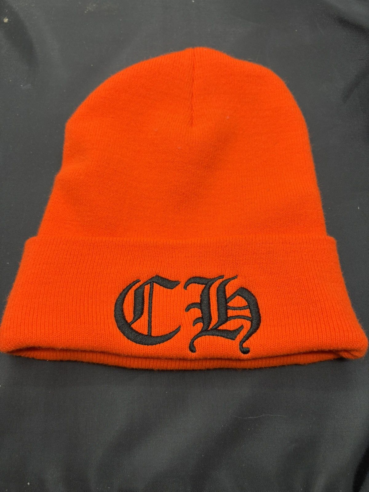 Chrome Hearts Chrome hearts orange beanie Size ONE SIZE - 1 Thumbnail
