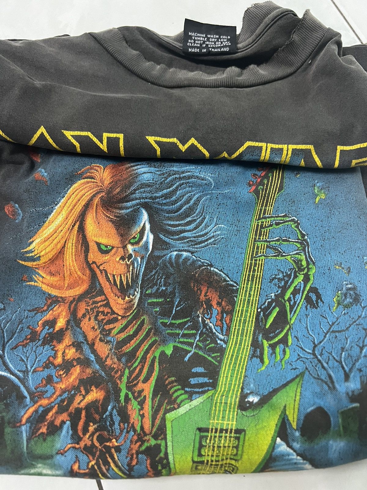 Band Tees × Iron Maiden × Vintage Iron Maiden Size US L / EU 52-54 / 3 - 6 Thumbnail