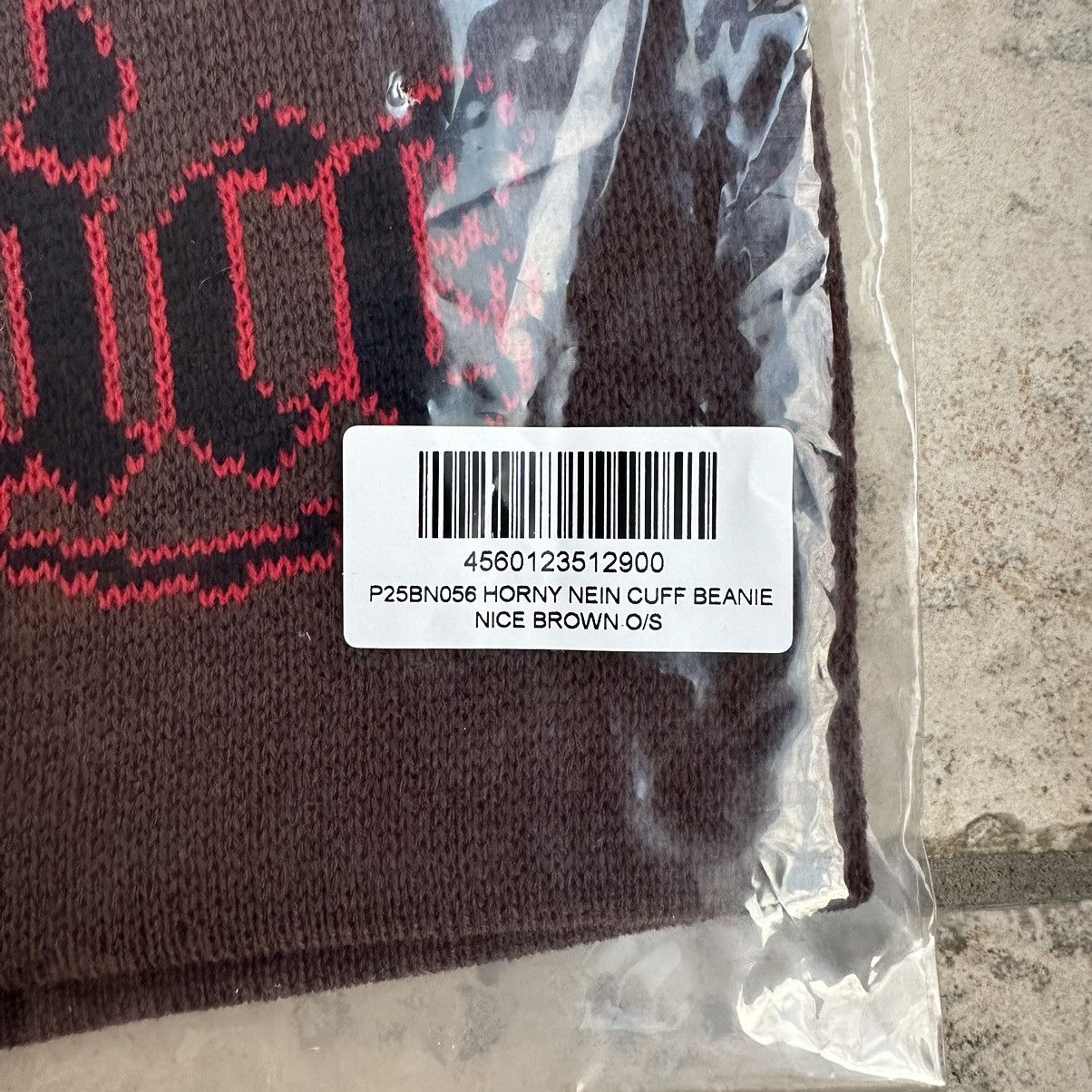 Palace Palace Horny Nein Cuff Beanie Nice Brown | Grailed