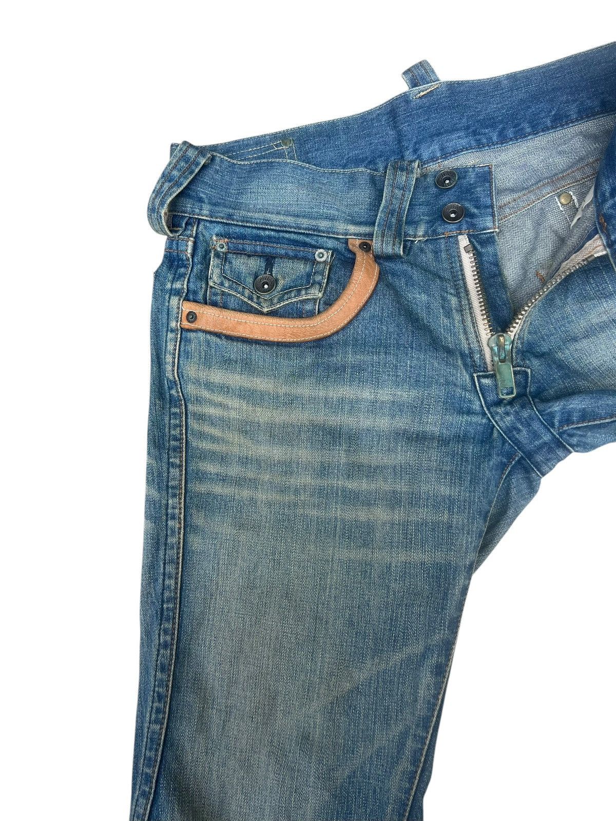 BUFFALO BOBS Vintage Buffalo Jeans Distress Dirty Mud Denim Bootcut Jeans Size US 31 - 6 Thumbnail