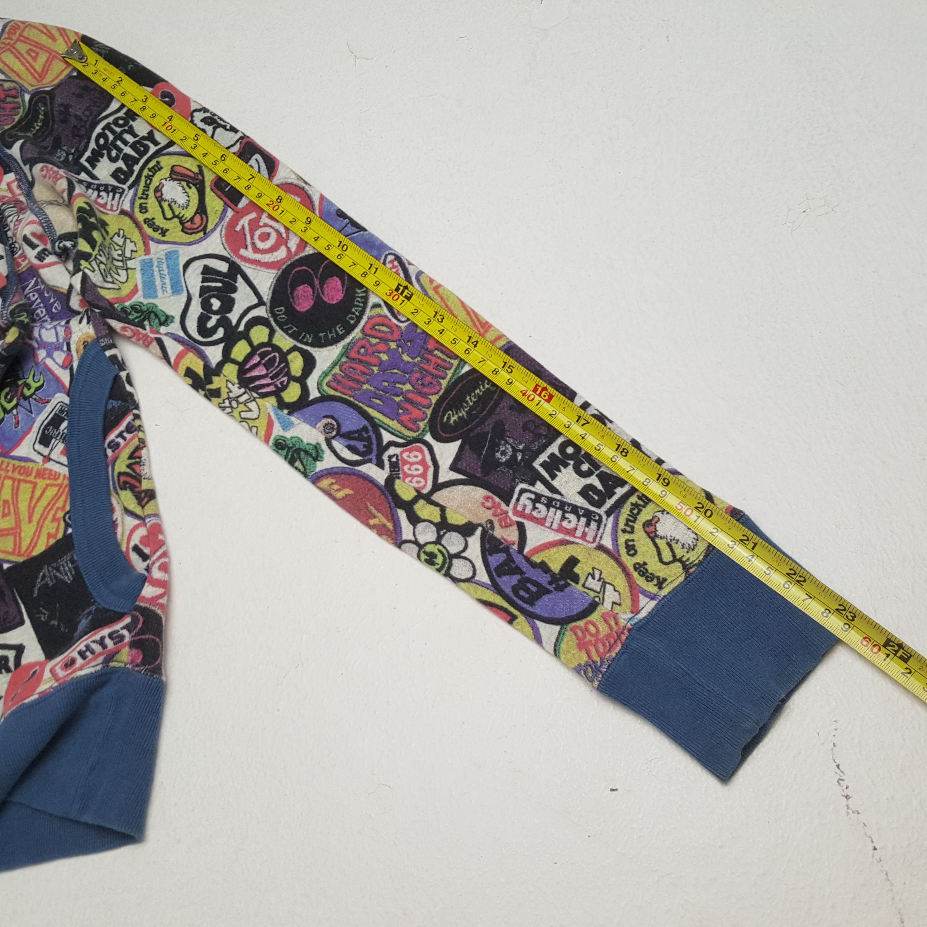 Hysteric Glamour HYSTERIC GLAMOUR Japanese Brand Fullprint Design Sweatshirt Size XS / US 0-2 / IT 36-38 - 5 Thumbnail