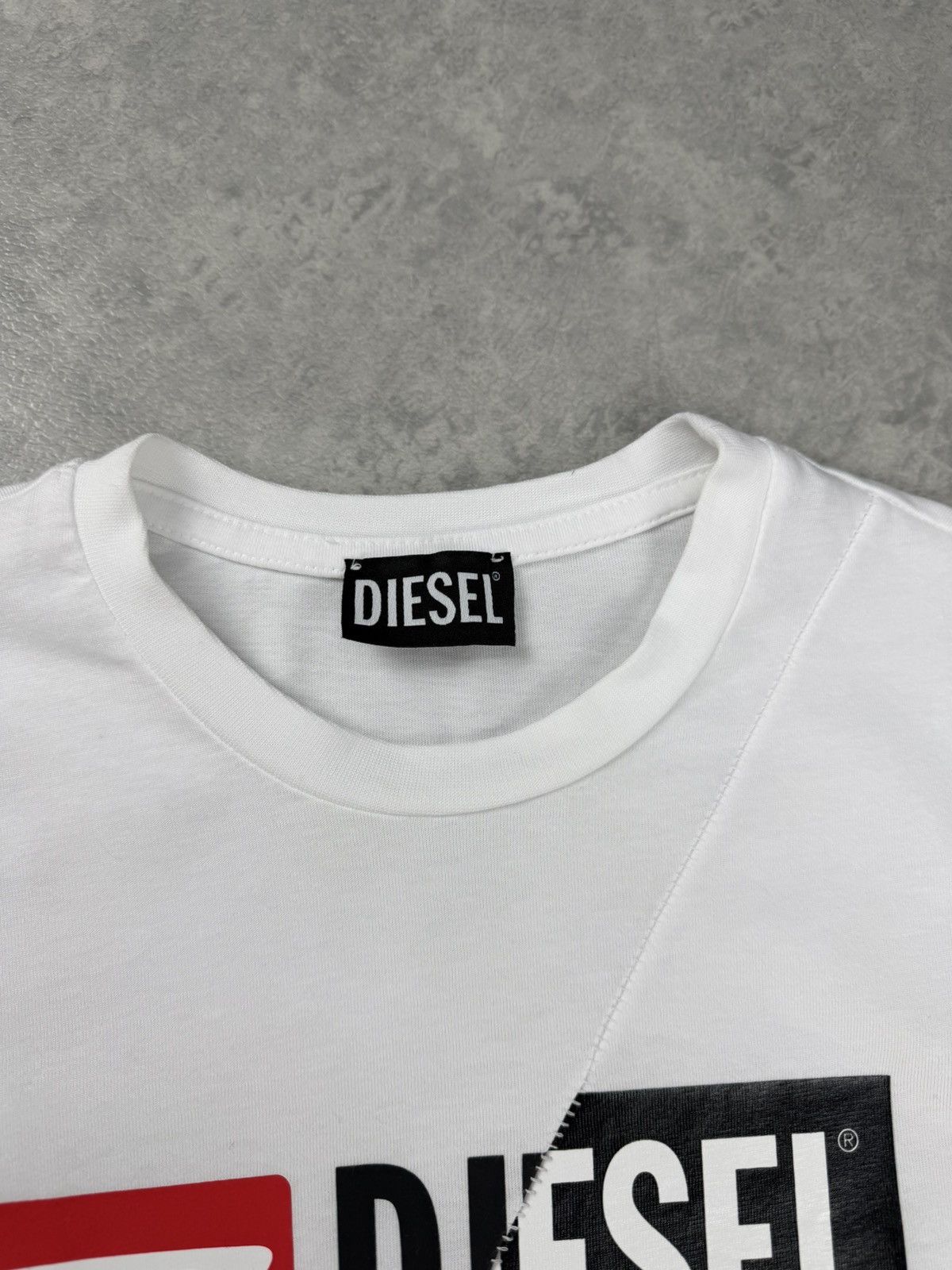 Diesel Diesel Women White Logo T-Shirt XXS Slim Fit Casual Tee Size XXS / US 00 / IT 34 - 5 Thumbnail