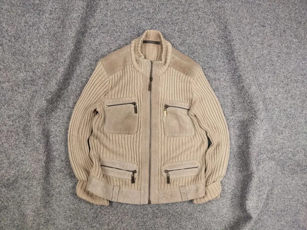Hysteric Glamour Vtg Japan Hysteric Glamour Yamamoto Style ribbed Zip Sweater Size US S / EU 44-46 / 1 - 1 Thumbnail
