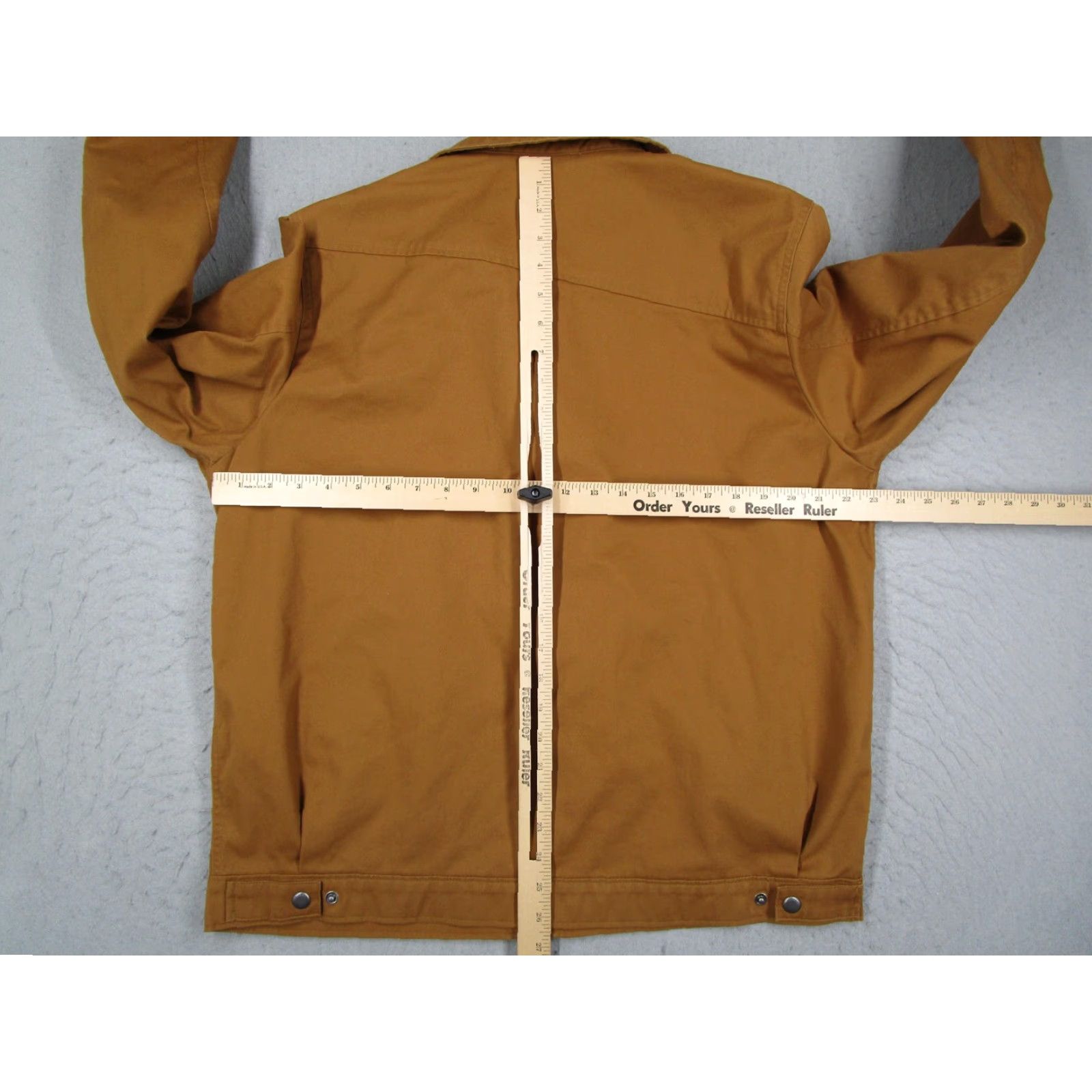 Volcom VINTAGE Volcom Jacket Mens L Brown Canvas Zip Lined Windbreaker Logo Size US L / EU 52-54 / 3 - 6 Thumbnail