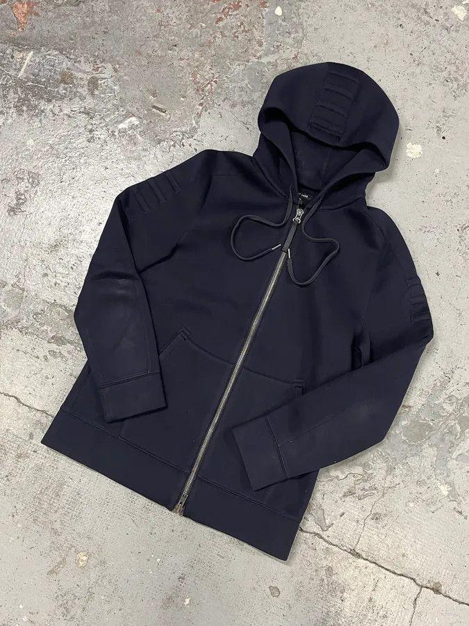 Helmut Lang Helmut Lang Navy Tape Zip-up Hoodie Size US S / EU 44-46 / 1 - 4 Thumbnail