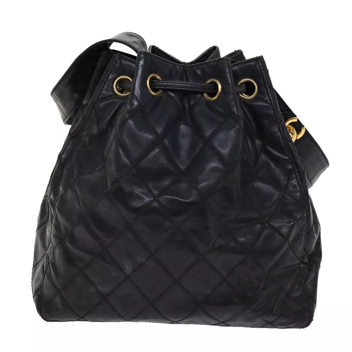 Chanel CHANEL Matelasse Shoulder Bag Patent leather Black Size ONE SIZE - 2 Thumbnail