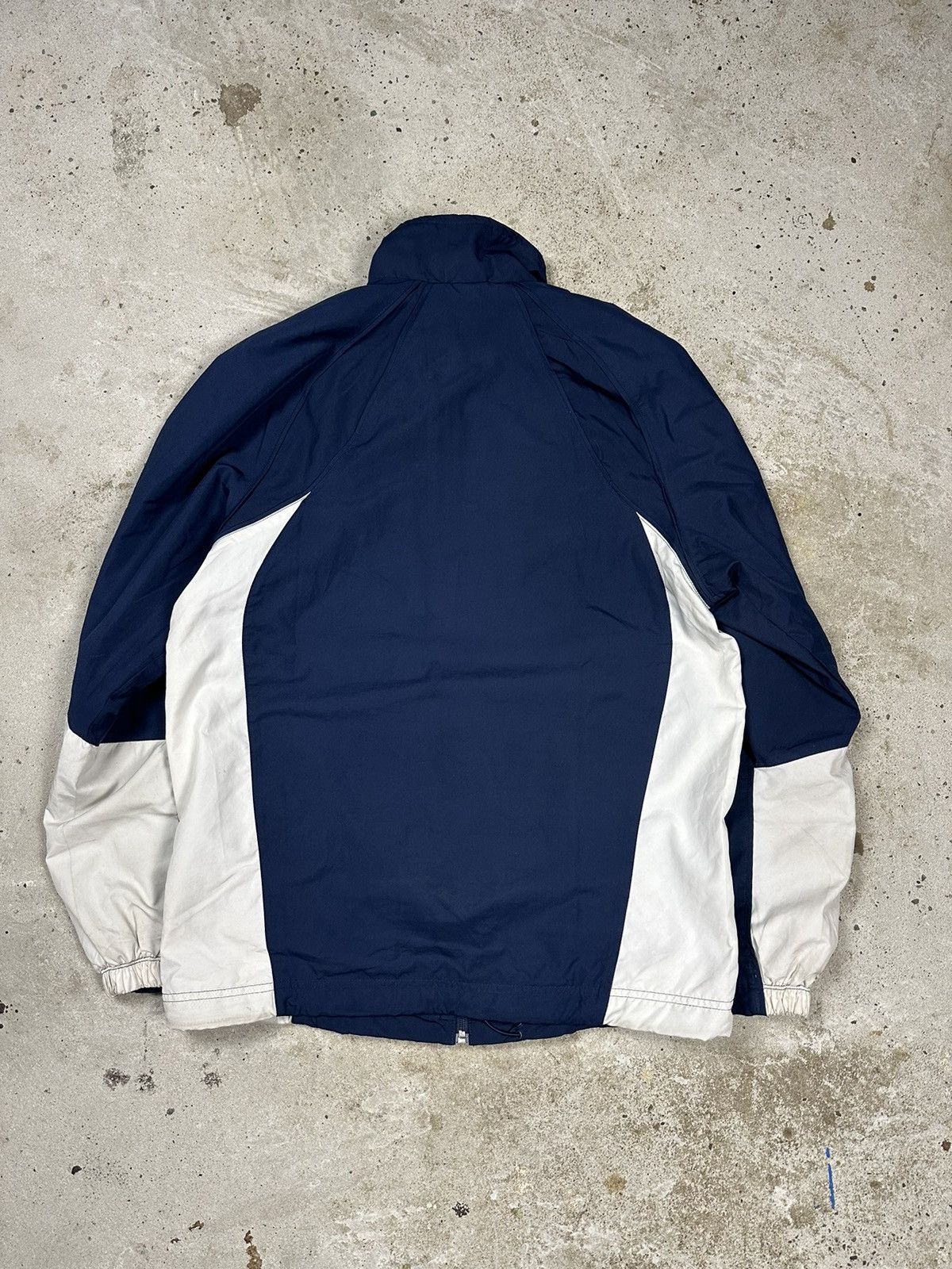 Nike × Vintage Vintage Y2K Nike Navy Track Jacket Swoosh Size US M / EU 48-50 / 2 - 2 Thumbnail