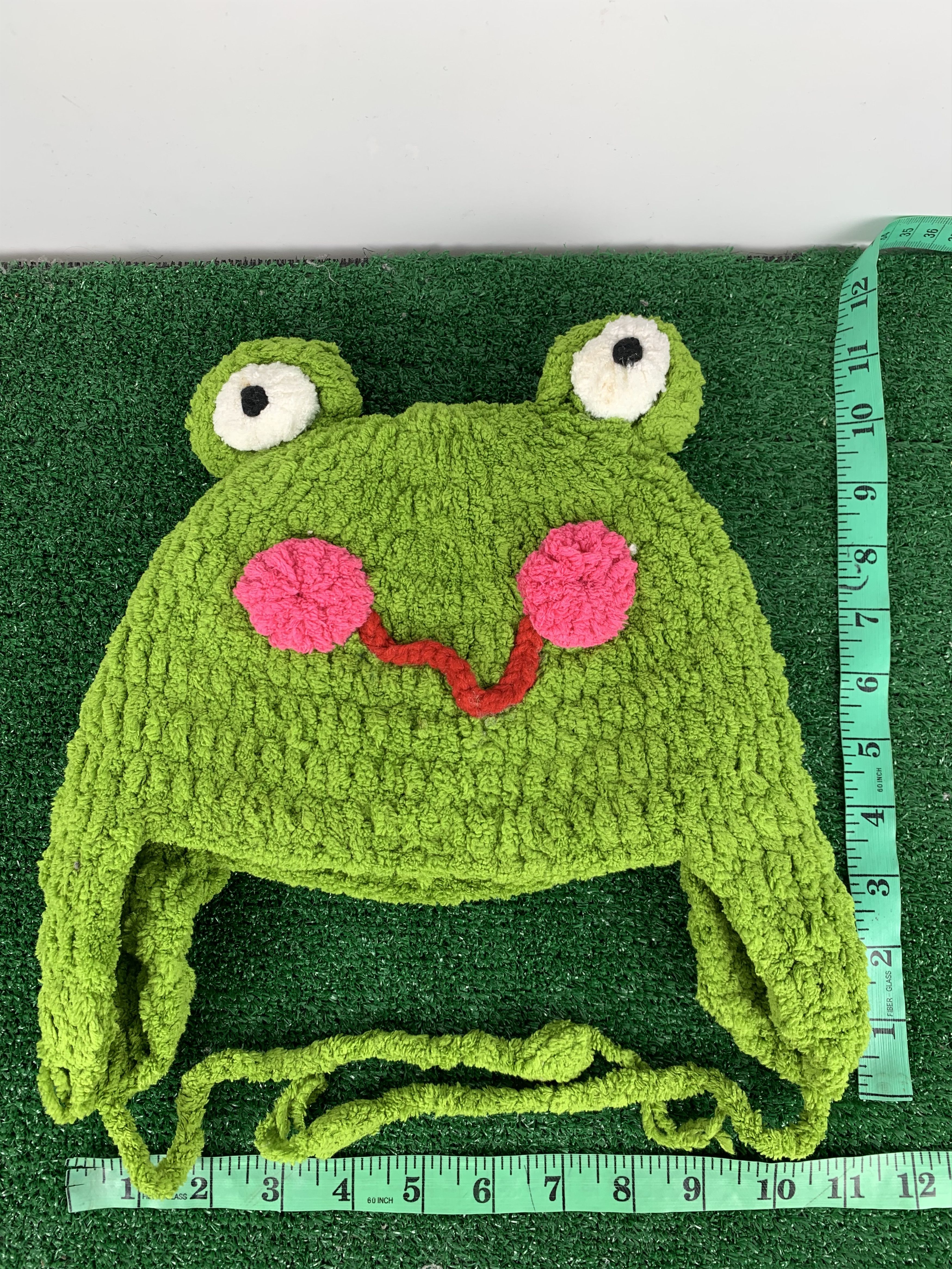 Japanese Brand Vintage Frog Earlid Beanie Style BA0024 Size ONE SIZE - 5 Thumbnail