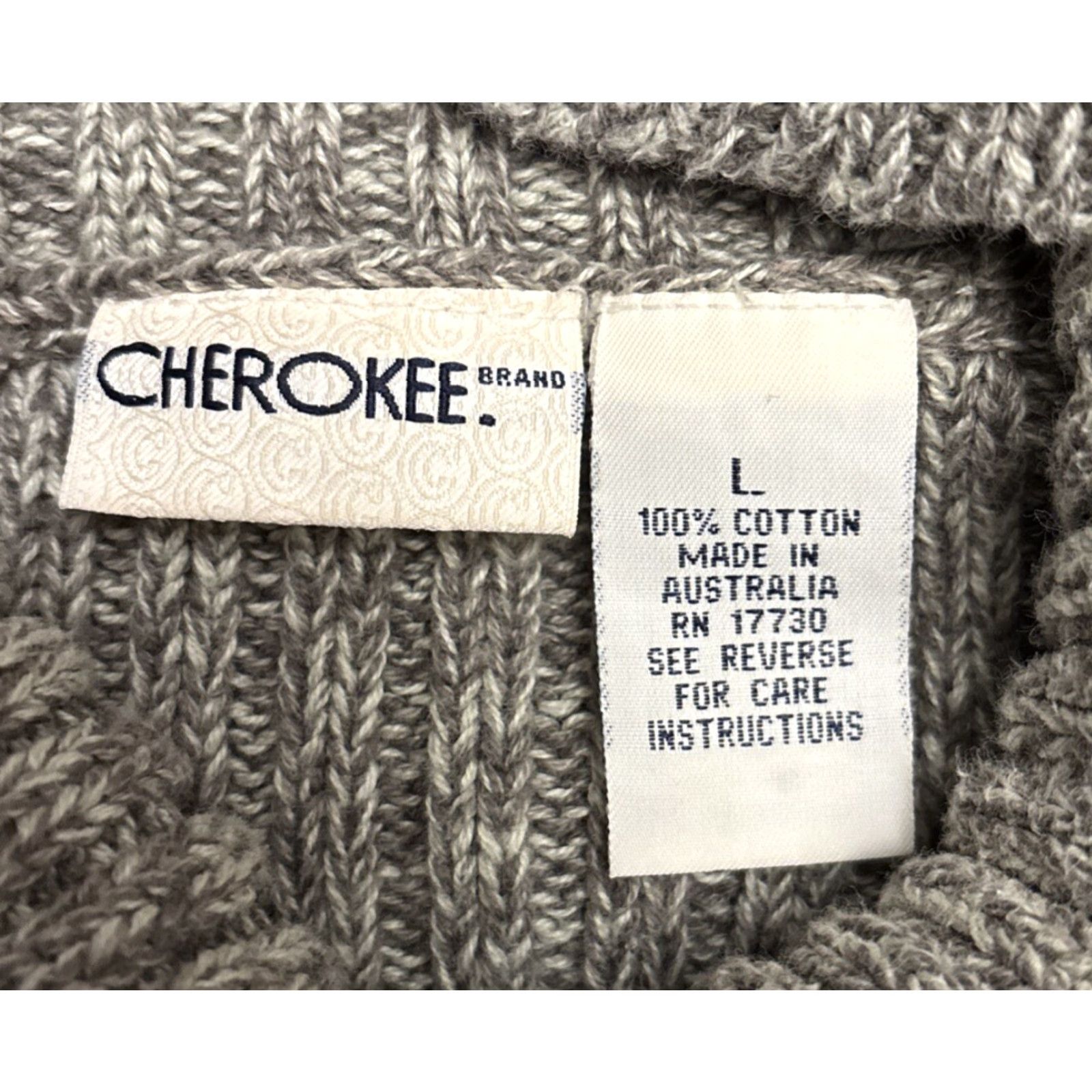 Cherokee Cherokee Green Speckled Pullover Sweater Sz Large Long Sleeve Turtleneck 1930 Women Classic Knit Pullover Size L / US 10 / IT 46 - 3 Thumbnail