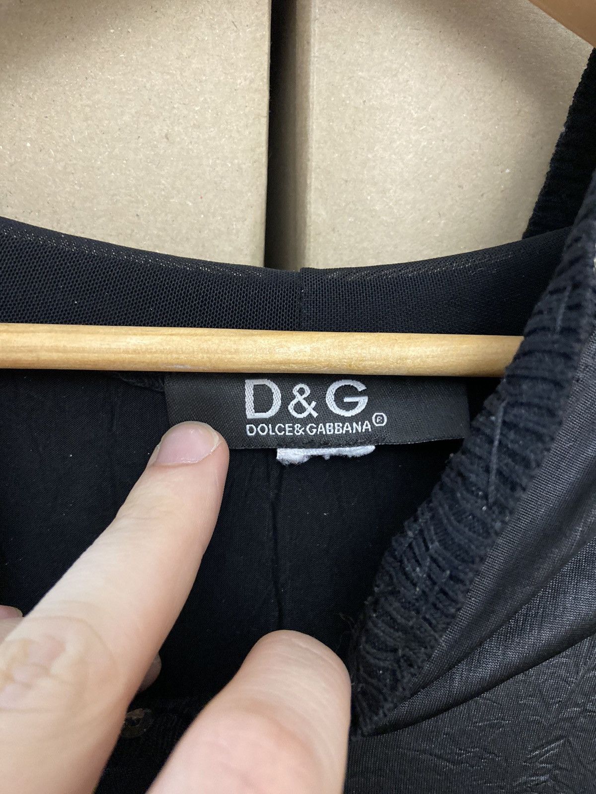Dolce & Gabbana × Vintage RARE VINTAGE DOLCE GABBANA DGB HOODIE Y2K LUXURY AVANT GARDE Size M / US 6-8 / IT 42-44 - 12 Thumbnail