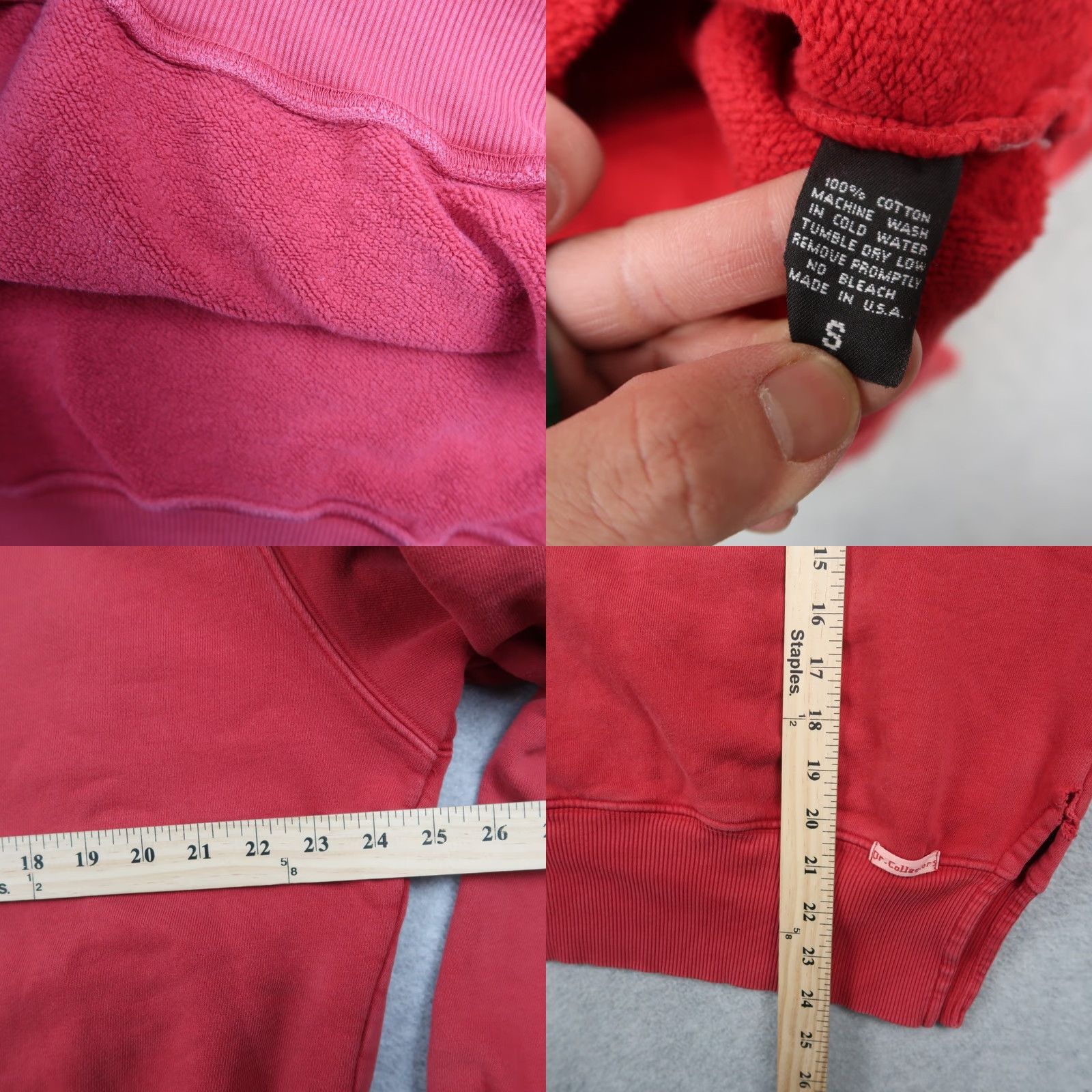 Vintage Dr. Collectors Sweatshirt S Men Red USA Made Crew Neck Knit Logo Pullover Short Sleeve? Size US S / EU 44-46 / 1 - 9 Thumbnail