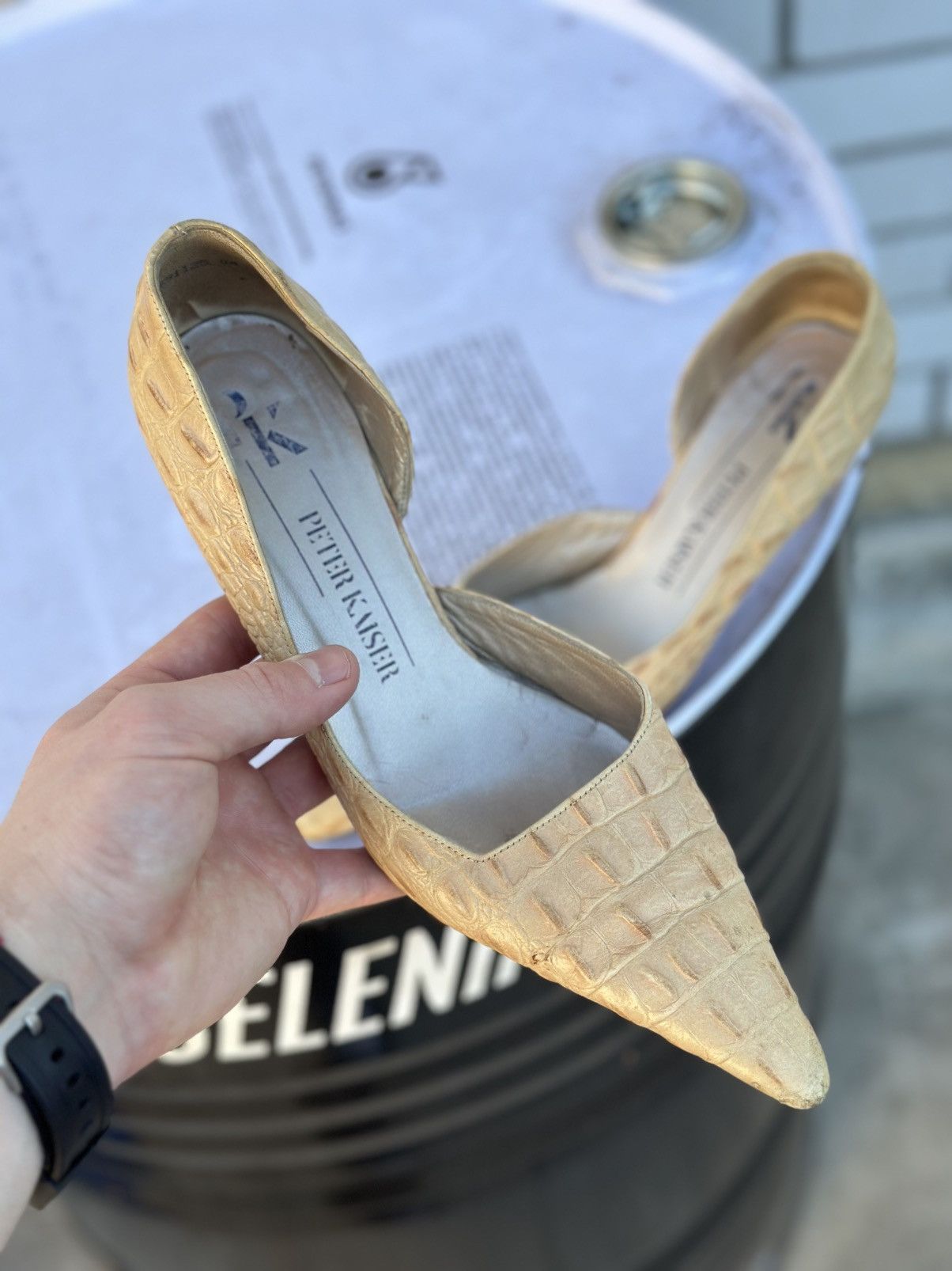 Japanese Brand × Leather Vintage Peter Kaiser Heels Japanese Style Y2K 00s USA Size US 5 / IT 35 - 3 Thumbnail