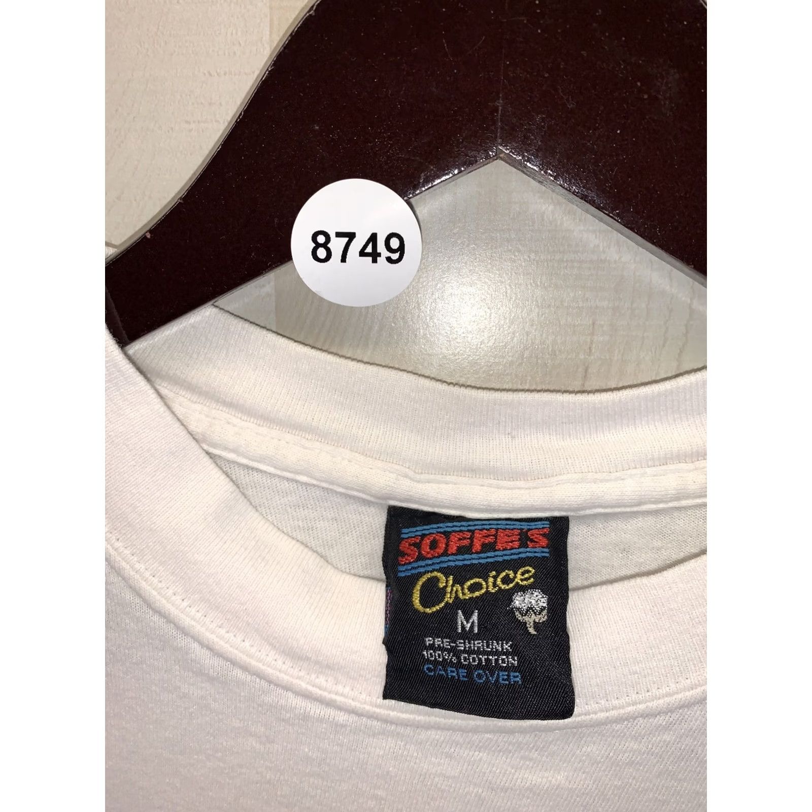 Soffe VINTAGE Soffes Choice Single Stitch My Brother Marine Adult Graphic T Shirt Medium White unisex 1990s Shirt Mens Womens Size US M / EU 48-50 / 2 - 2 Thumbnail