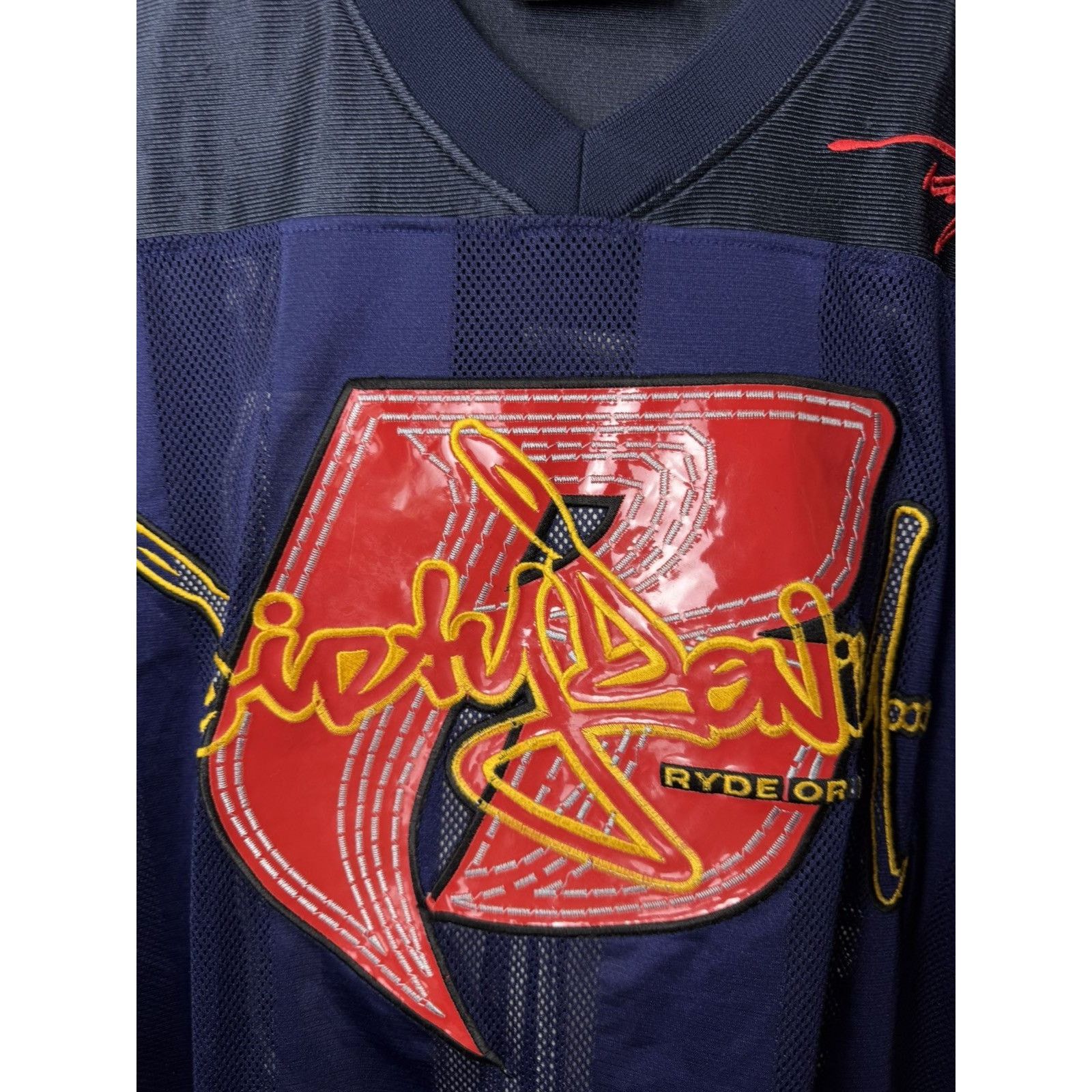 Ruff Ryders 💥Rare! Vintage Ruff Ryders Rap T Shirt Jnco Tapout Jersey Size US XL / EU 56 / 4 - 4 Thumbnail