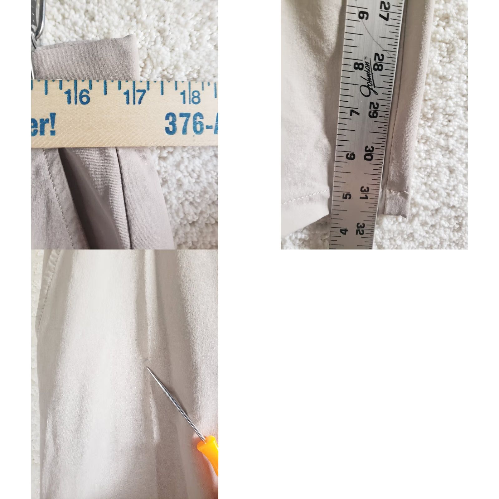 Vineyard Vines Vineyard Vines Breaker Performance Pants Beige Mens Golfing 32 x 30 Cotton Nylon Spandex Size US 32 / EU 48 - 9 Thumbnail