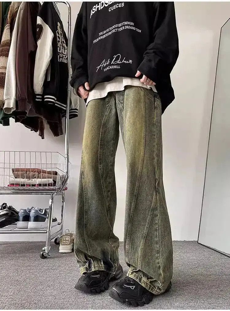 Japanese Brand Retro loose fitting fashionable jeans Size US 30 / EU 46 - 2 Thumbnail