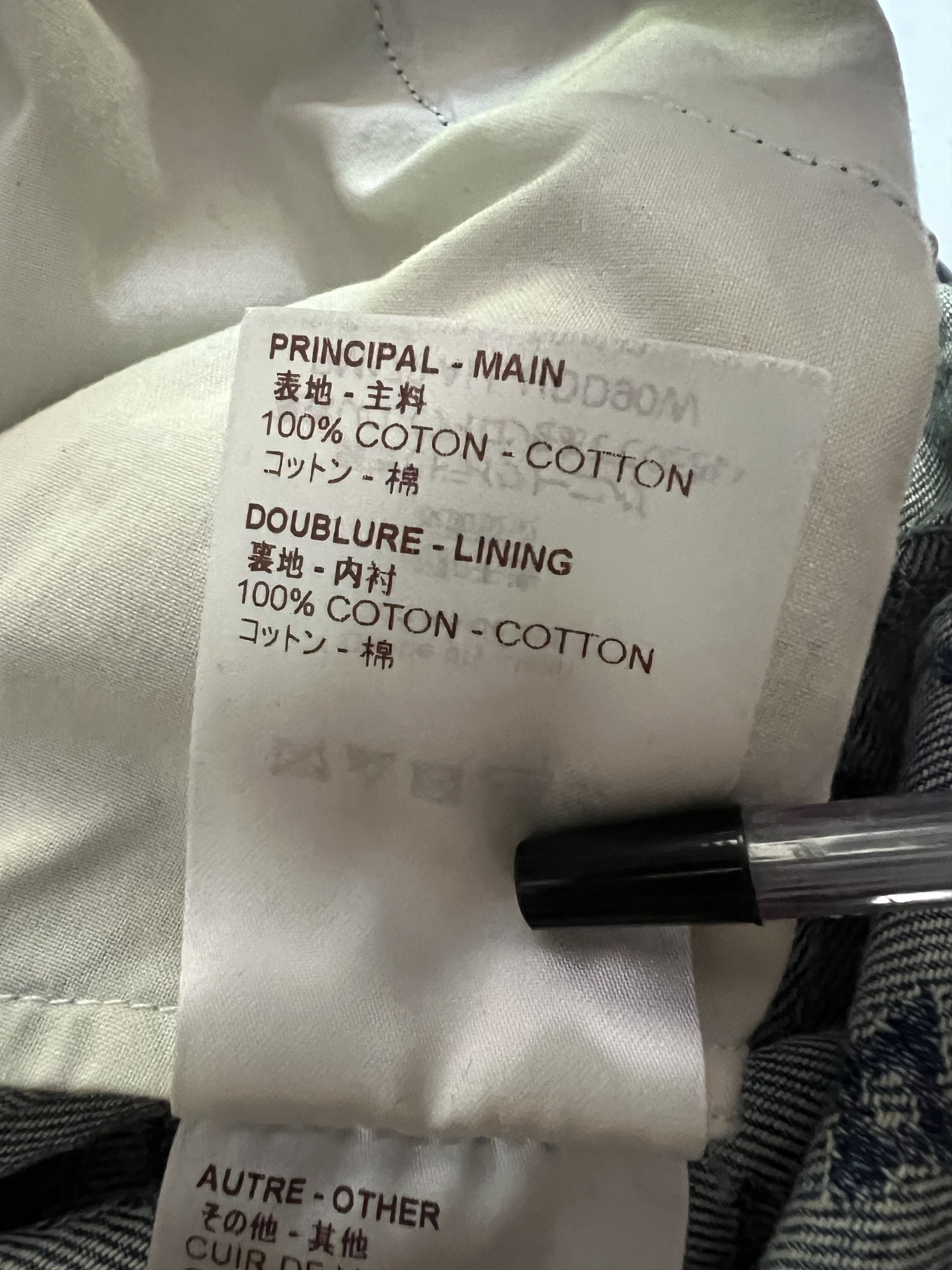 Louis Vuitton × Supreme LV X Supreme Sz32 Blue Monogram Denim Overall Size US 32 / EU 48 - 18 Thumbnail