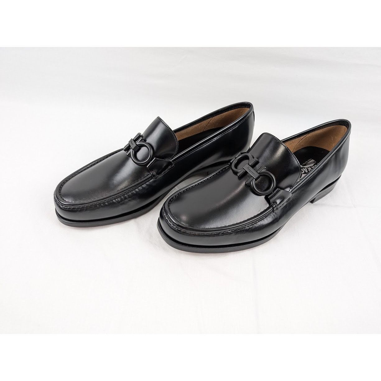 Salvatore Ferragamo o1rshd1 Rolo 10 Loafers in Nero Size US 11.5 / EU 44-45 - 19 Thumbnail
