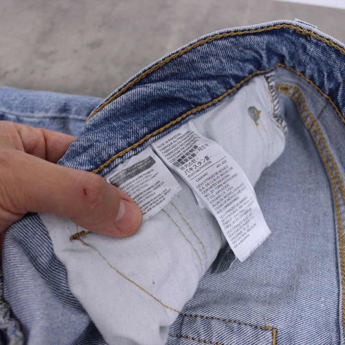 Levi's Levis Denim Jeans 512 Lo-Ball W32 Size US 32 / EU 48 - 5 Thumbnail