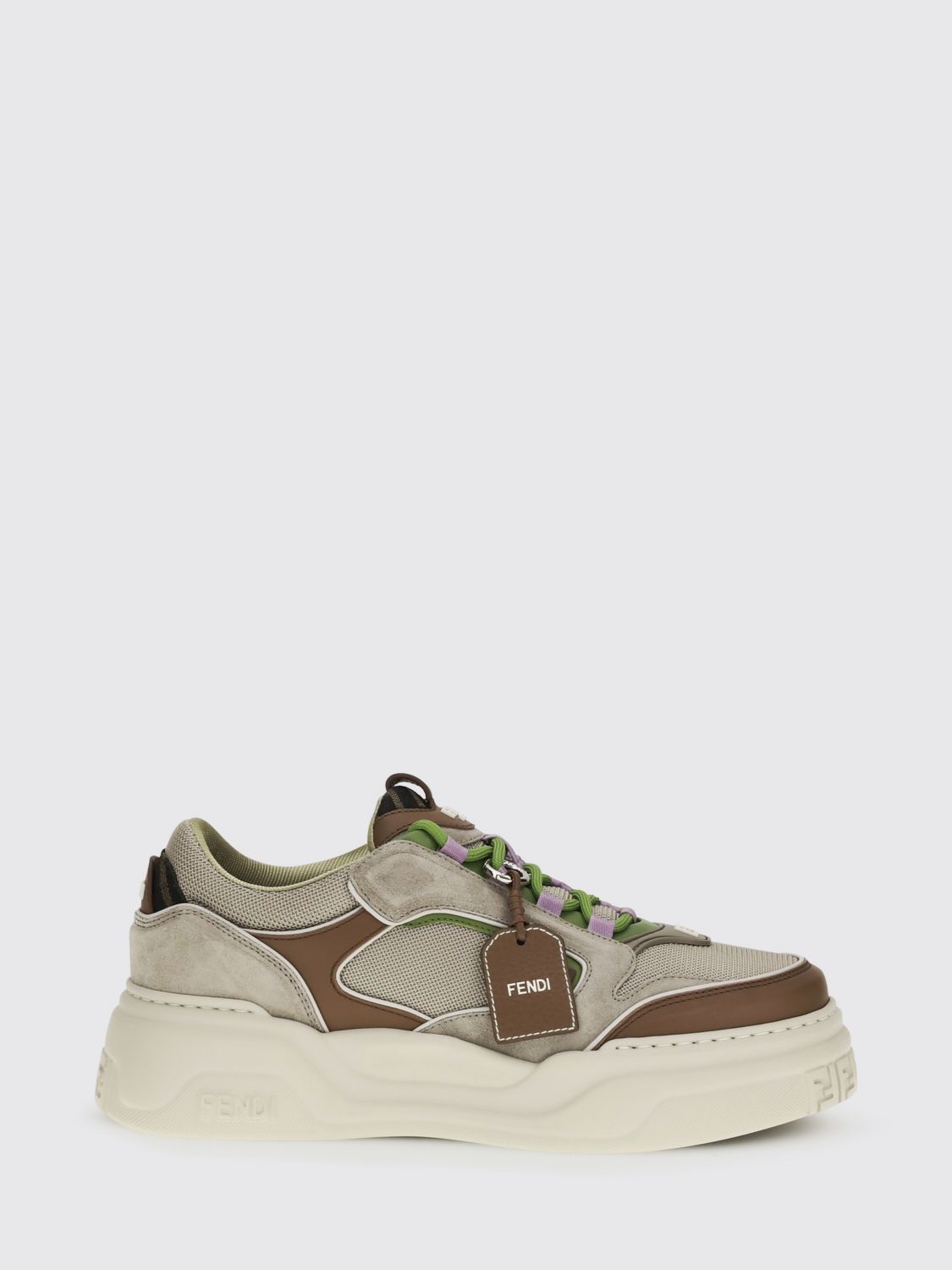 Fendi Fendi Sneakers Men Cocoa Size US 11 / EU 44 - 1 Thumbnail