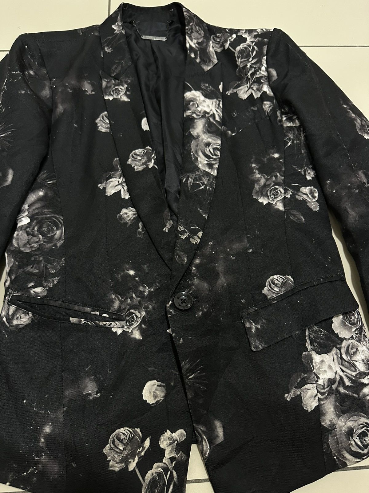 CIVARIZE Japanese Brand Civarize Floral art Roses Stylish Jacket Rare Size US S / EU 44-46 / 1 - 6 Thumbnail