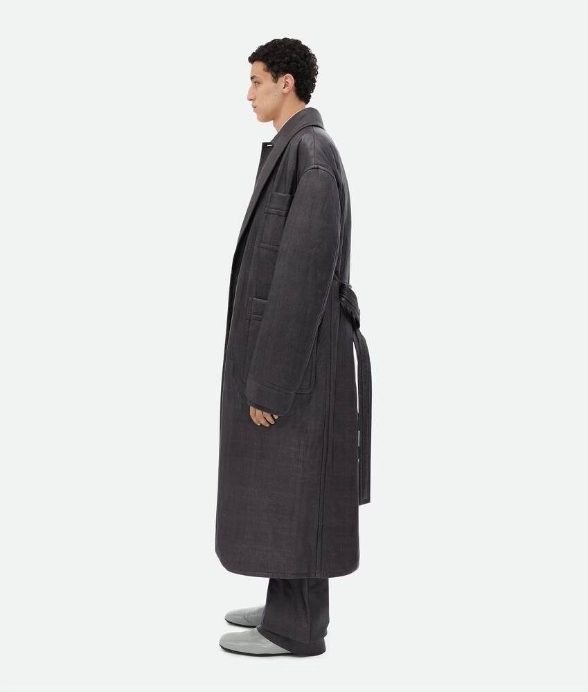 Bottega Veneta 🔥$12.5K VALUE🔥Printed Leather Chevron Coat Size US M / EU 48-50 / 2 - 4 Thumbnail