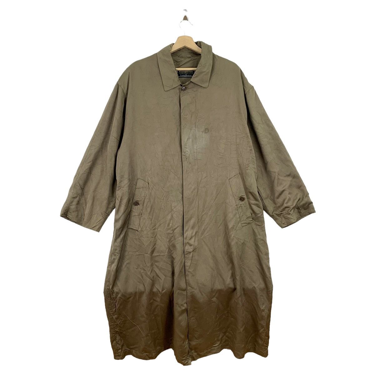 Ermenegildo Zegna Vintage ERMENEGILDO ZEGNA Designer Trench Coat Jacket Parka Size US XXL / EU 58 / 5 - 1 Thumbnail