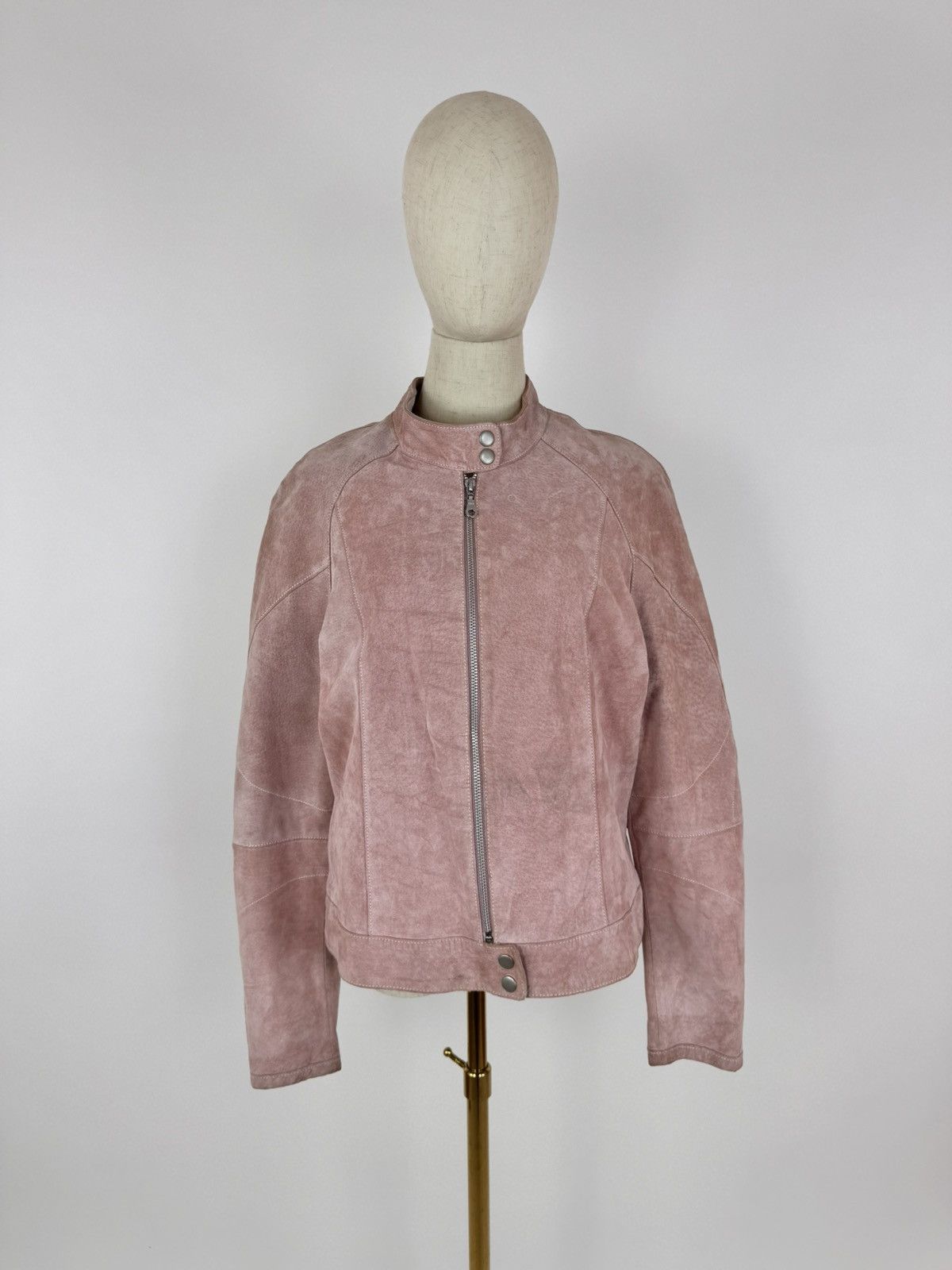 Wilsons Leather Wilsons Leather Jacket Pink Womens Biker Motorcycle JKT Size XL / US 12-14 / IT 48-50 - 1 Thumbnail