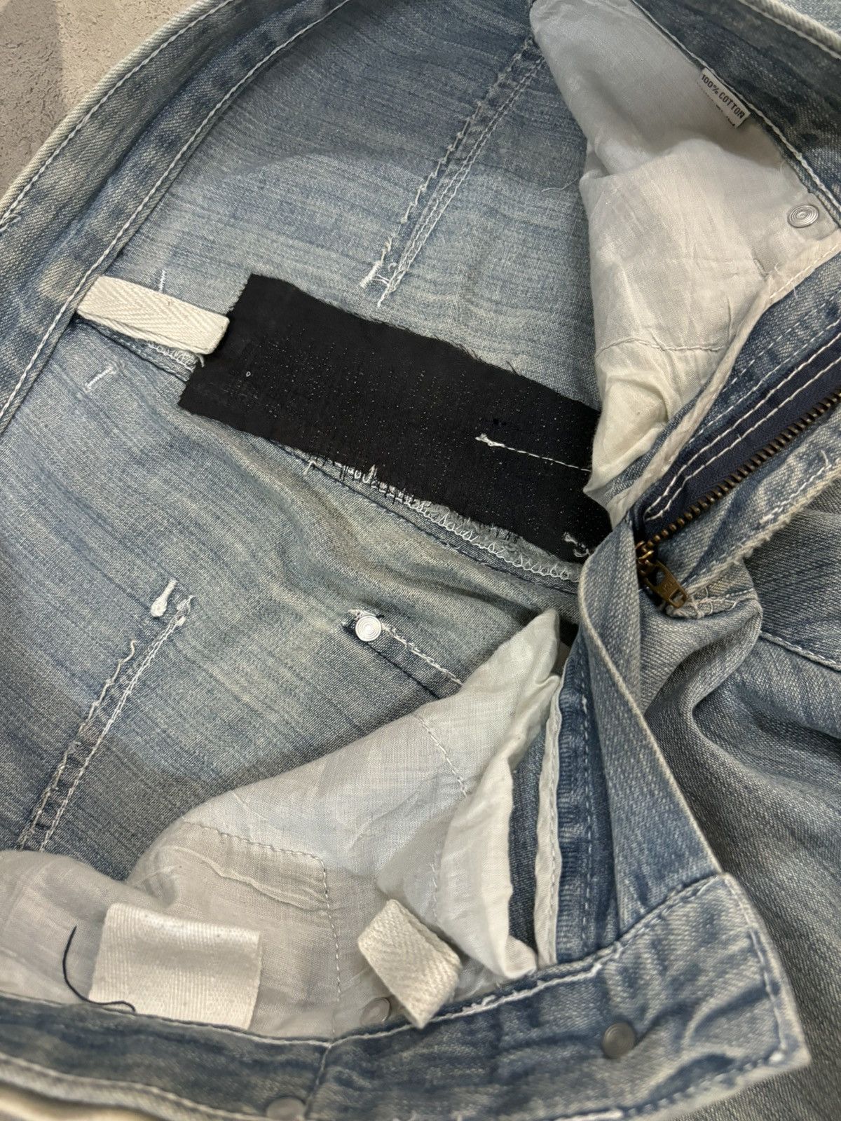 Blue Blue Japan Vintage Japanese Brand Rusty Blue Wash Loose Fit Jeans Size US 30 / EU 46 - 18 Thumbnail