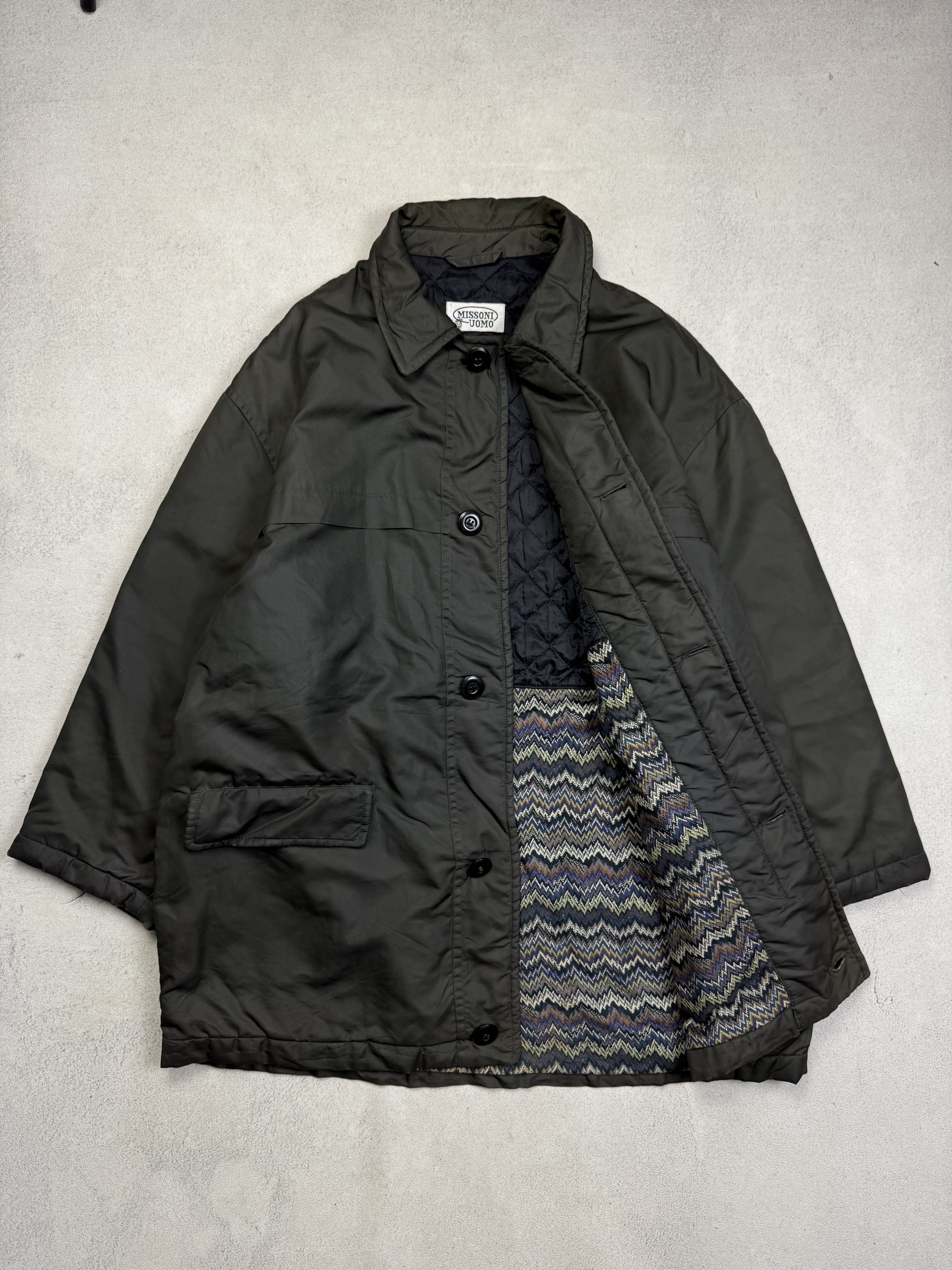 Missoni Vintage Missoni Uomo Coat Jacket Size US L / EU 52-54 / 3 - 1 Thumbnail