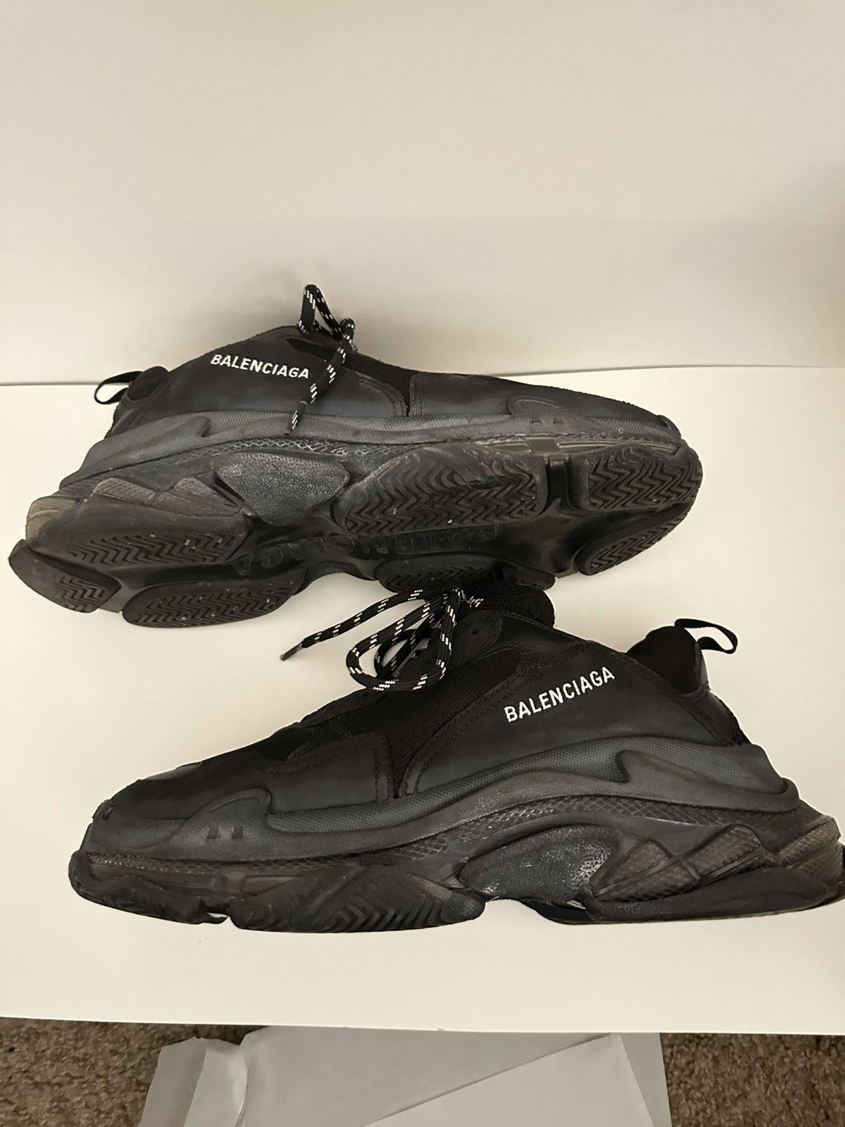 Balenciaga Balenciaga Triple S (Black Clear Sole) Size US 10 / EU 43 - 3 Thumbnail