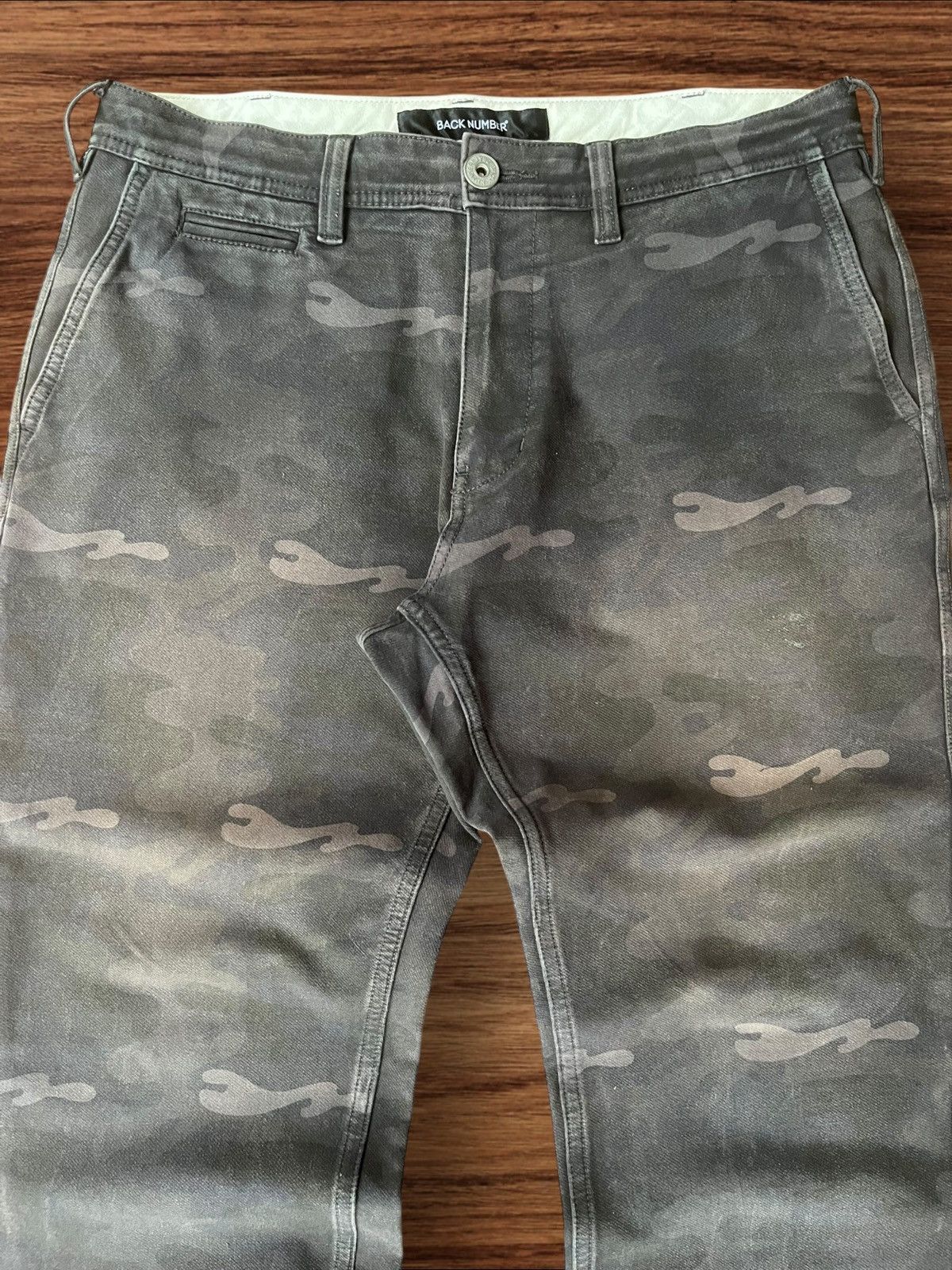 Hypebeast Vintage Japanese Brand Back Number Camo Stretchable Pants Size US 32 / EU 48 - 4 Thumbnail