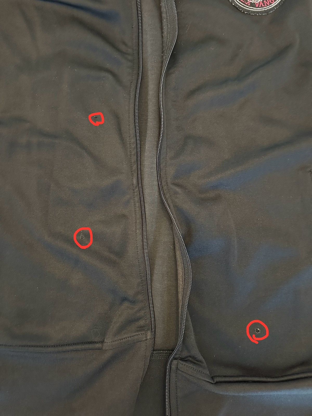 Avirex VTG Avirex Men’s Patch Sweatshirt-Broken Zipper-Size XXL Size US XL / EU 56 / 4 - 2 Thumbnail