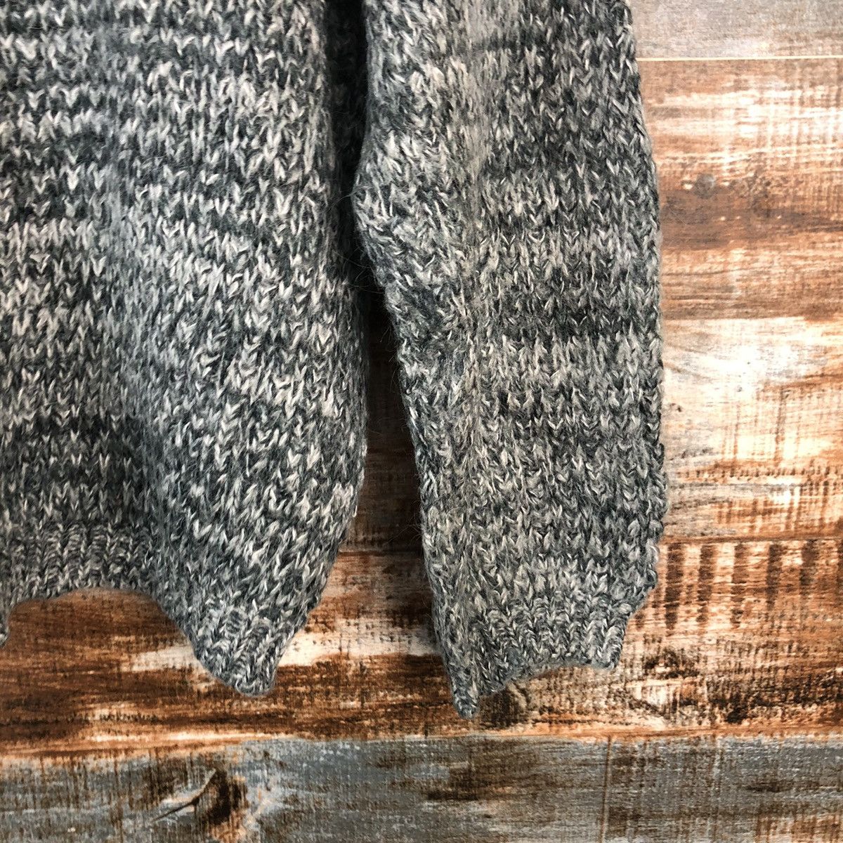 Homespun Knitwear × Japanese Brand Elle Piere vintage Grey Knitwear #A2353 Size M / US 6-8 / IT 42-44 - 16 Thumbnail