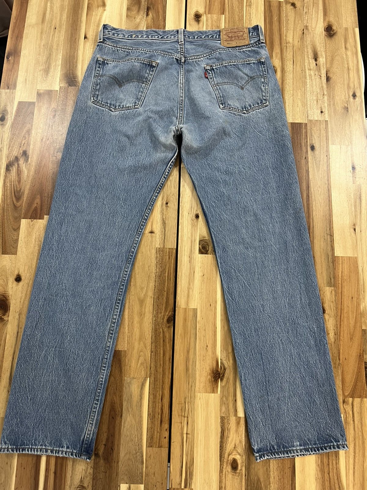 Levi's Vintage 90’s Levis 501XX Small e Non Selvedge Denim Jeans Size US 37 - 3 Thumbnail